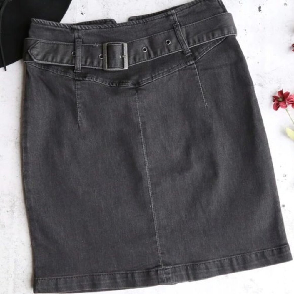 NWOT Free People Livin It Up Denim Mini Skirt Size 4